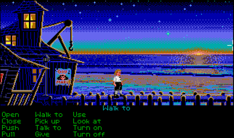 The Secret of Monkey Island - Atari ST game screenshot (1991) by Lucasfilm Games